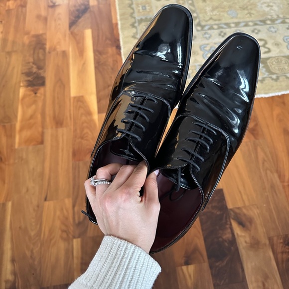 Hugo Boss Patent Leather Dress Shoes - Picture 2 of 4